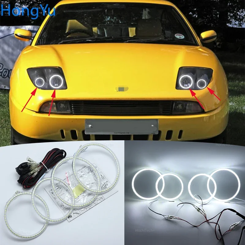

Отличные ультра яркие Smd светодиодные кольца Angel Eyes для Fiat Coupe 1993 1994 1995 1996 1997 1998 1999 2000