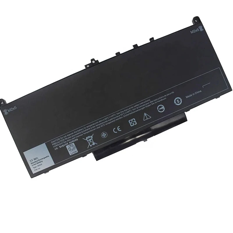 

7.6V 55Wh J60J5 Replacement Laptop Battery for DELL Latitude E7270 E7470 E7260 Series J6OJ5 R1V85 5F08V WYWJ2 1W2Y2 NJJ2H MC34Y