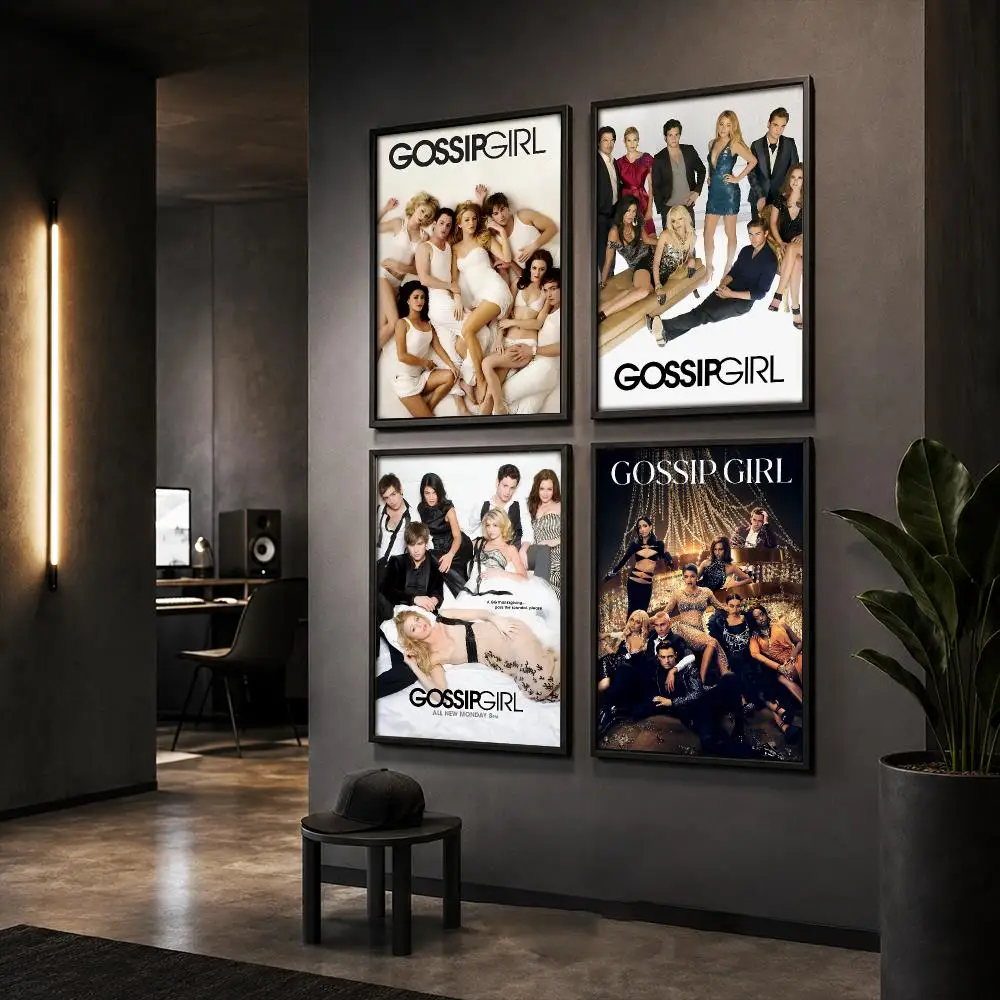 American TV Show G-Gossip G-Girl Poster Wall Art Print Sticker for Bedroom Living Room Dorm Office Modern Home Decor