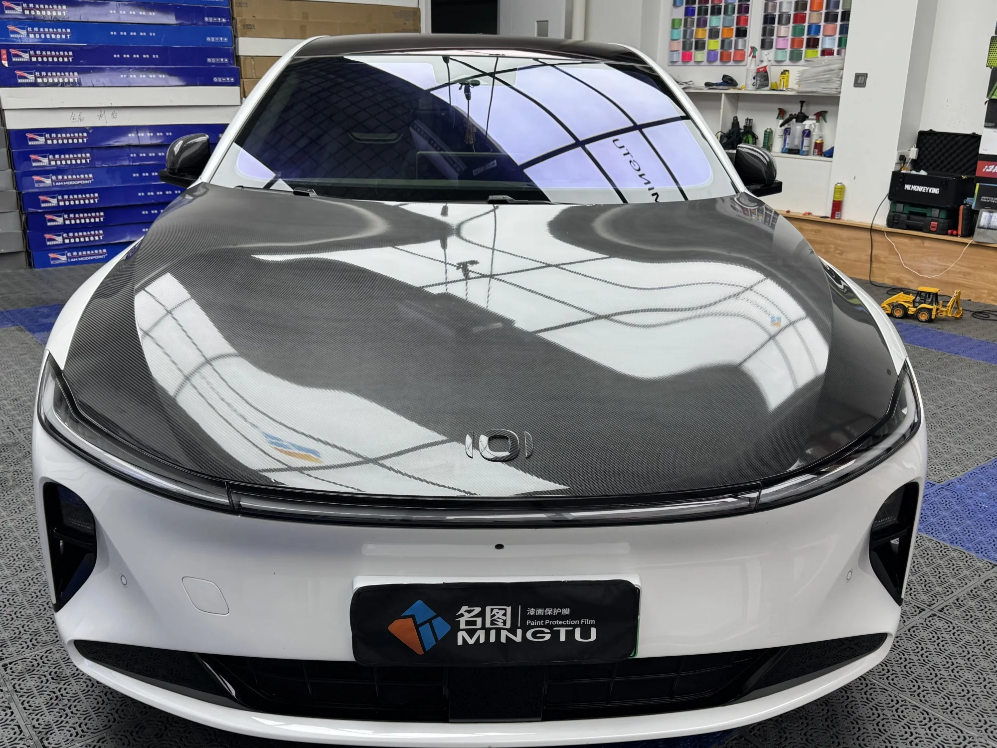 7.5mil TPU Carbon Fiber Vinyl Car Wrap Sticker Self-Healing Color-Changing UV Proof Anti-Scratch Body Paint Protective Film