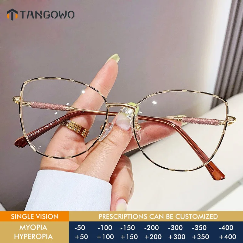 

TANGOWO Новые персонализированные модные женские очки для чтения с защитой от синего света, с возможностью индивидуальной настройки по рецепту-3