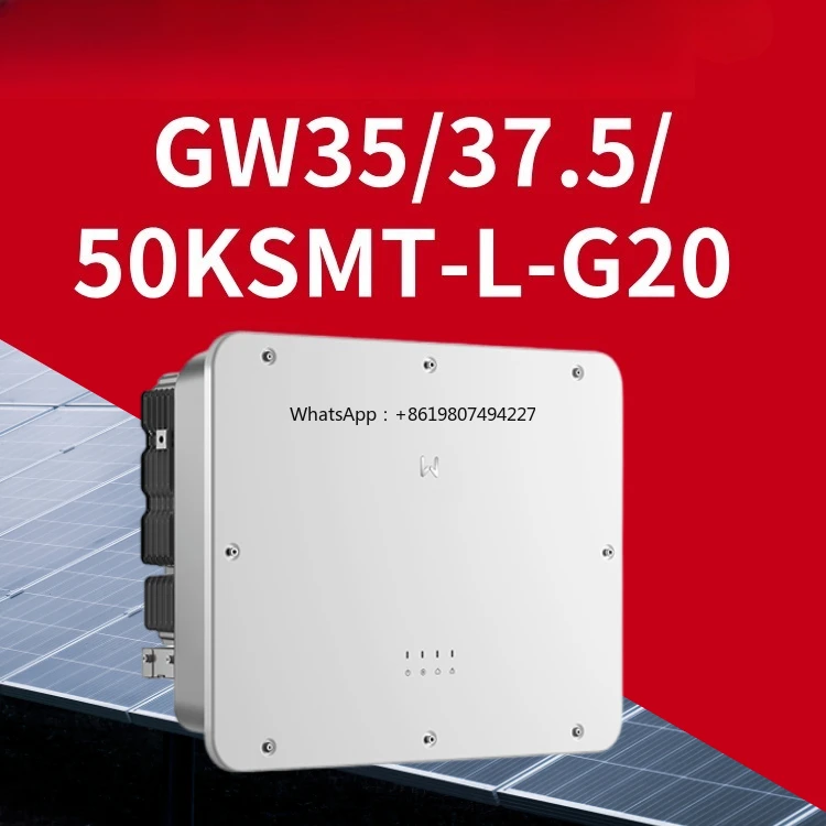 

Сетевой солнечный инвертор GW35/37.5/50KSMT-L-G20 серии G2, трехфазный, 220В переменного тока, КПД 98.5%, IP65, в наличии на складе в США