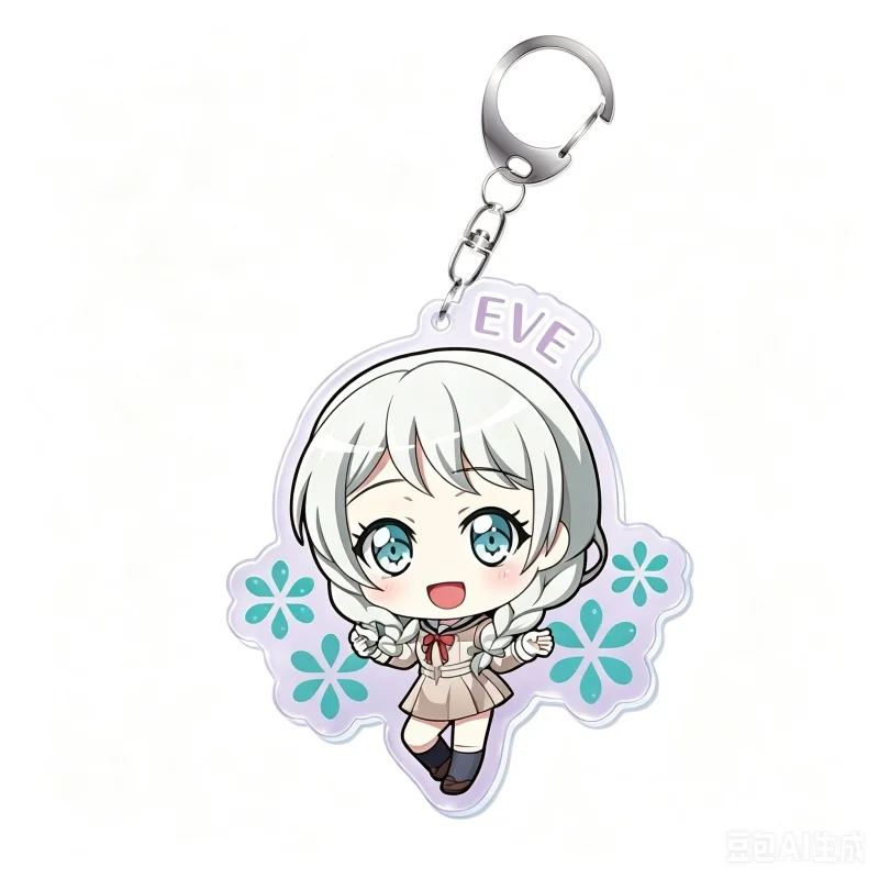 Anime BanG Dream! Girls Band Party! Bag Acrylic KeyRing Anime Cell Phone Pendant As A Gift For Fans Exquisite Product Keychain