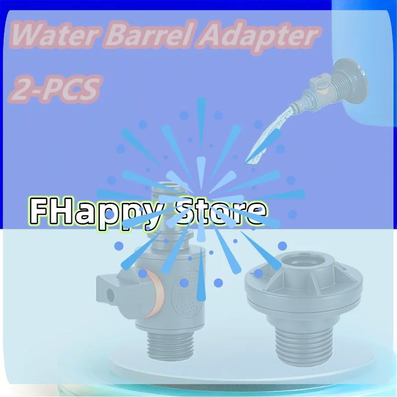 

[MA]1/2 Inch PVC Spigot Rain Faucet Kit For Rain Barrels Aquariums Water Tanks Tubs Pools Garden Hose Fitting[MA]
