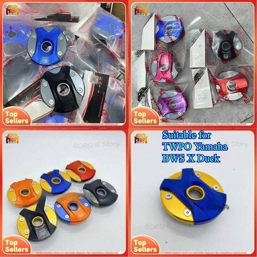 

Suitable for TWPO Yamaha BWS X Duck Iron Man Electric Motorcycle Modification Aluminum Alloy Plated Color Titanium Blue Fuel