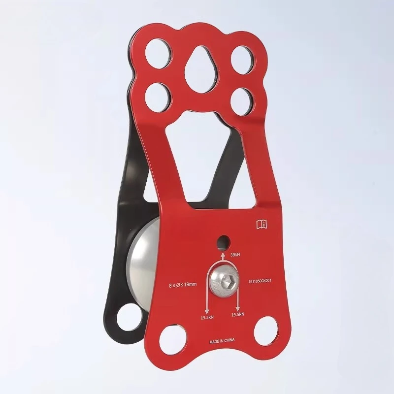 rope knot large pulley group crossing transportation rescue festival pulley outdoor mountaineering and climbing equipment