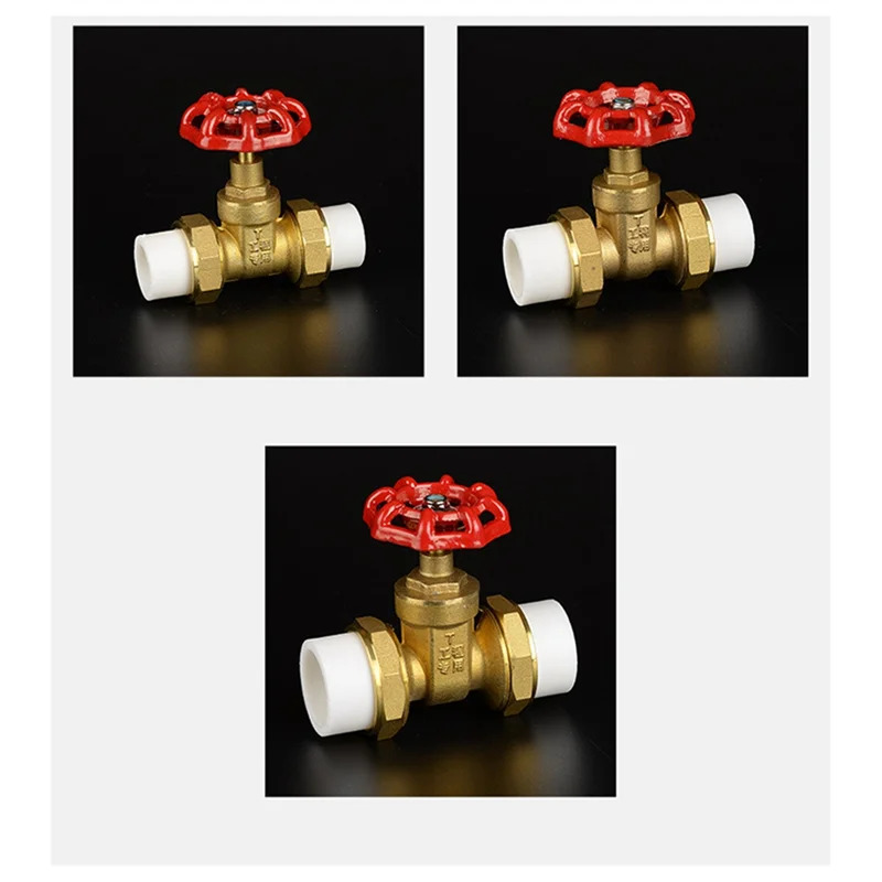 AT63-PPR Gate Valve Hot Melt Double Union Tap Water Pipe Switch