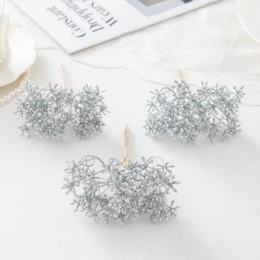 

Artificial Flowers Plant Home Room Christmas Tree Wedding Decor High Quality Table Bridal Arrangement Clearance Pretty Ornaments