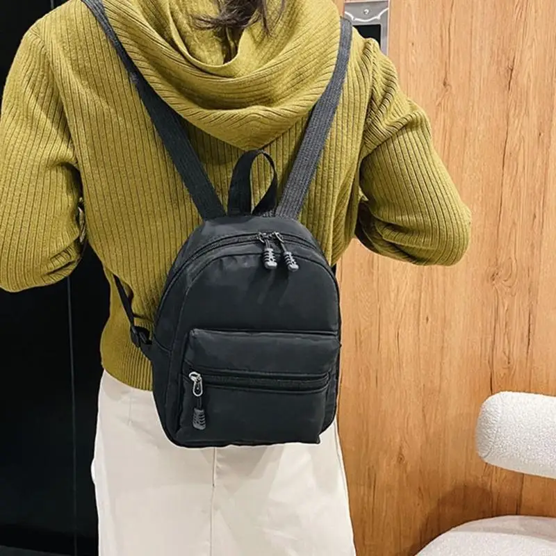 Mochila color sólido X90D Mujeres Solid Mackapsack Mini Mini Viajes