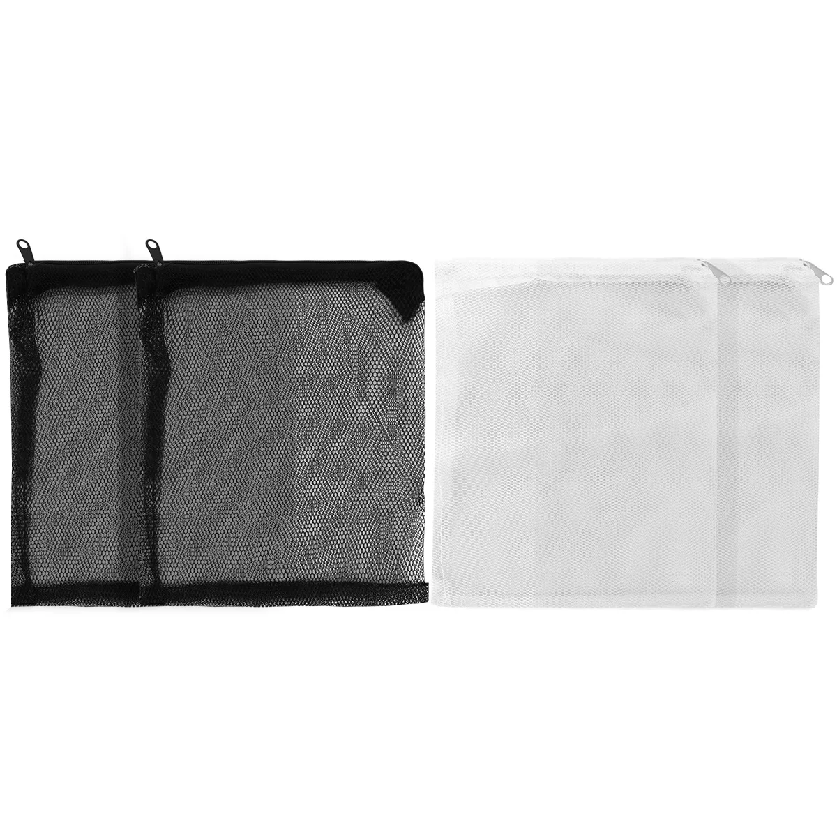 

12Pcs Aquarium Filter Bag Mesh Design Better Flow for Phosphate Nitrate Removers 15x10cm White Black Mesh Filter Bag