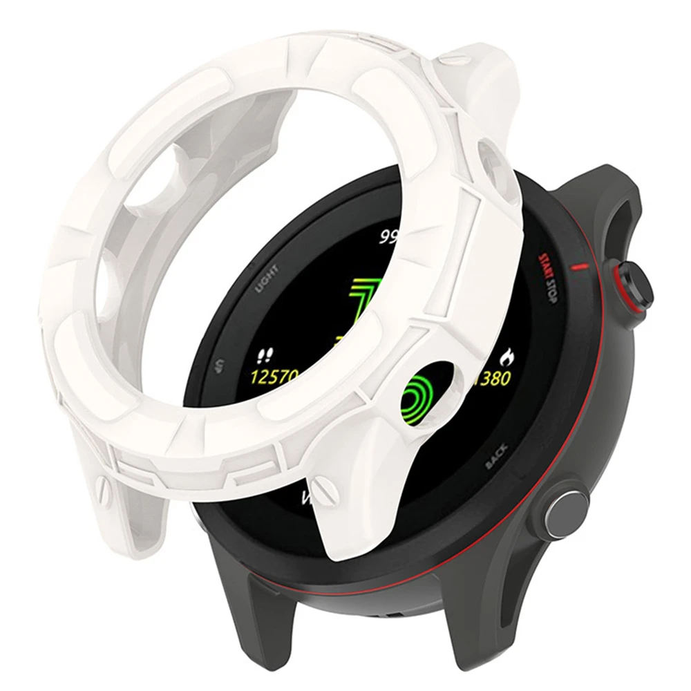 กรณีป้องกัน TPU ครึ่งห่อกรอบสำหรับ Garmin Forerunner955/ 955พลังงานแสงอาทิตย์สมาร์ทนาฬิกาอุปกรณ์เสริม