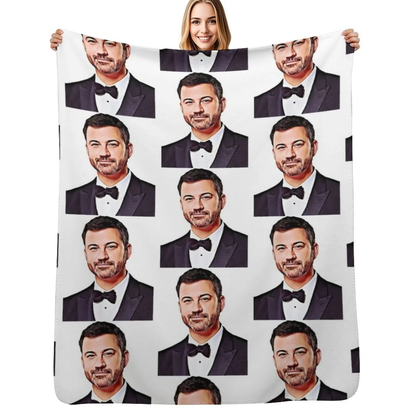 

Jimmy Kimmel Throw Blanket Ultra Plush Cozy Blanket for Napping Sleeping