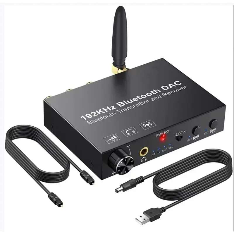 192khz-dac-デジタル-アナログ-オーディオ-コンバーター-bluetooth-対応レシーバー-トランスミッター-aptx-ワイヤレス-オーディオ-アダプター
