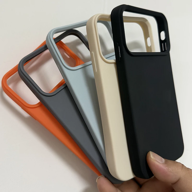 Bunte, weiche Handyhülle mit großer Öffnung für DIY XR bis 17Pro, weiche Silikon-Rückabdeckung für iPhone 11 bis 17Pro, X, Xs Max wie 17Pro Max – Detail 1