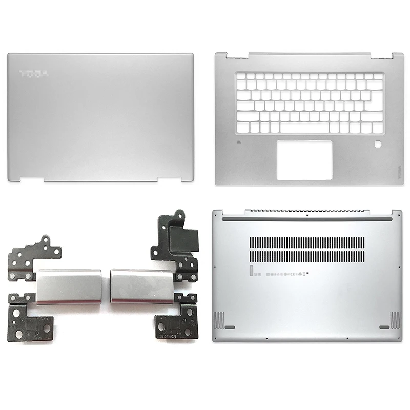 

NEW For Lenovo Yoga 720-15 720-15IKB Top Cover Lcd Back Cover Palmrest Bottom Case Hinges ACD Cover Silver