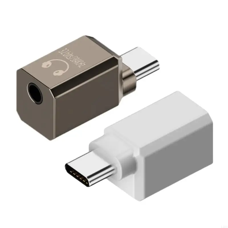 Наушники и динамики L41F Type C в 3,5 мм конвертер радиодаптера для прозрачного звучания