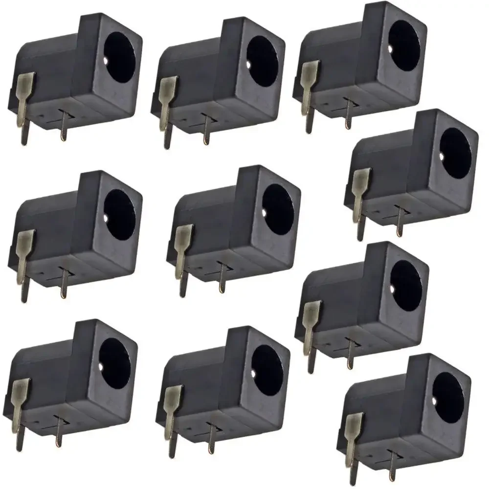 10Pcs Breadboard-Vriendelijke 2.1Mm Dc Vat Jack DC005