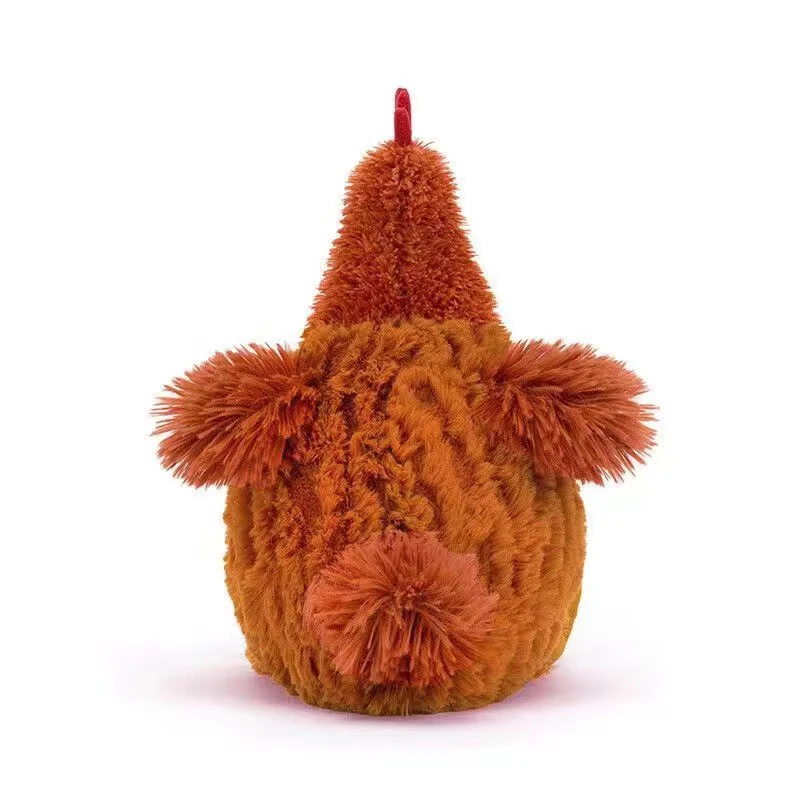 23cm Simulation Chicken Stuffed Animals Plush Toy Fluffy Chicken Doll Soft Toy Kid Birthday Christmas Gift Toy Home Room Decor