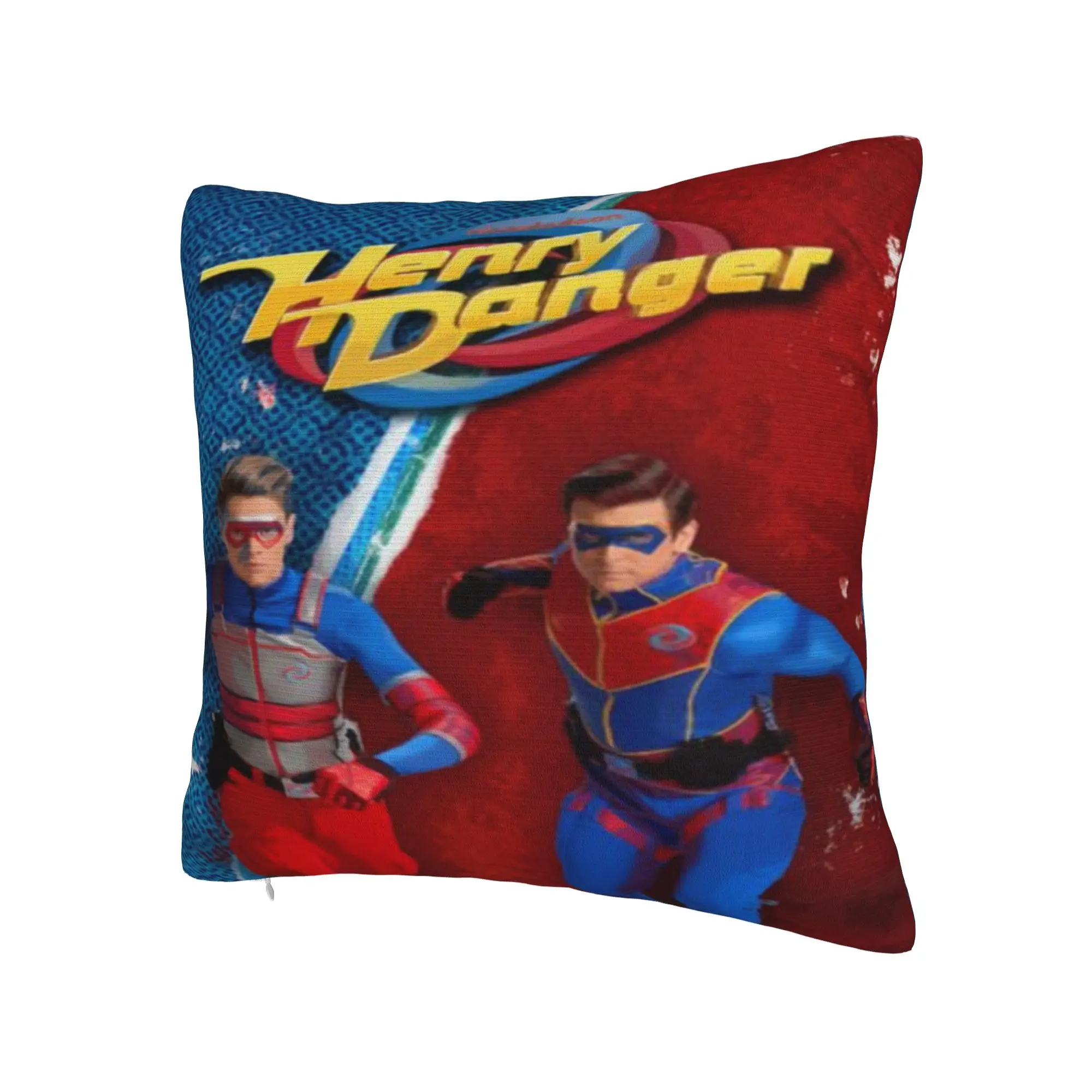 Captain Henry And Kid Danger  Printed Pillowcases Cushion Cover  Throw Pillow Cover Zipper Multi Size