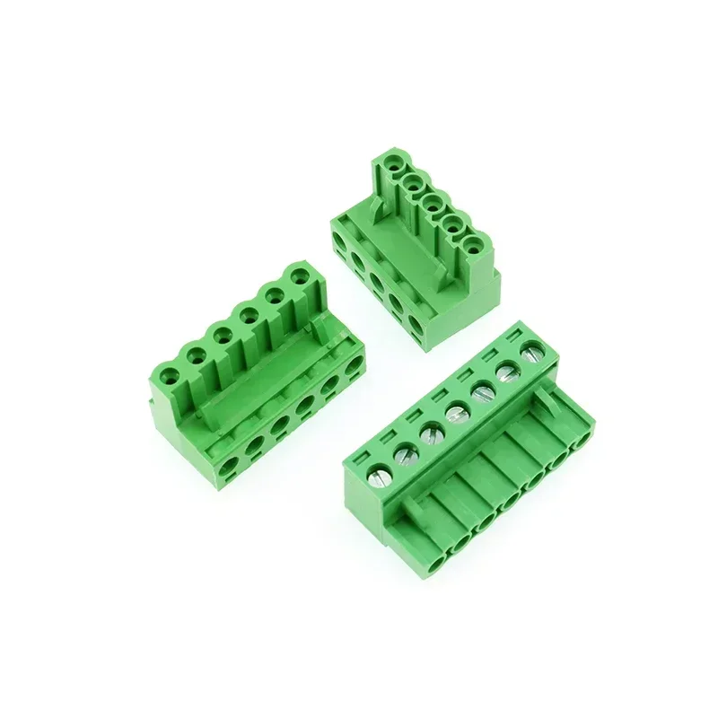 50 pçs/lote 8P-2EDGRK-5.08mm Espaçamento Plug-in Bloco Terminal Masculino e Feminino Par Plug Set 15EDGRK-5.08MM