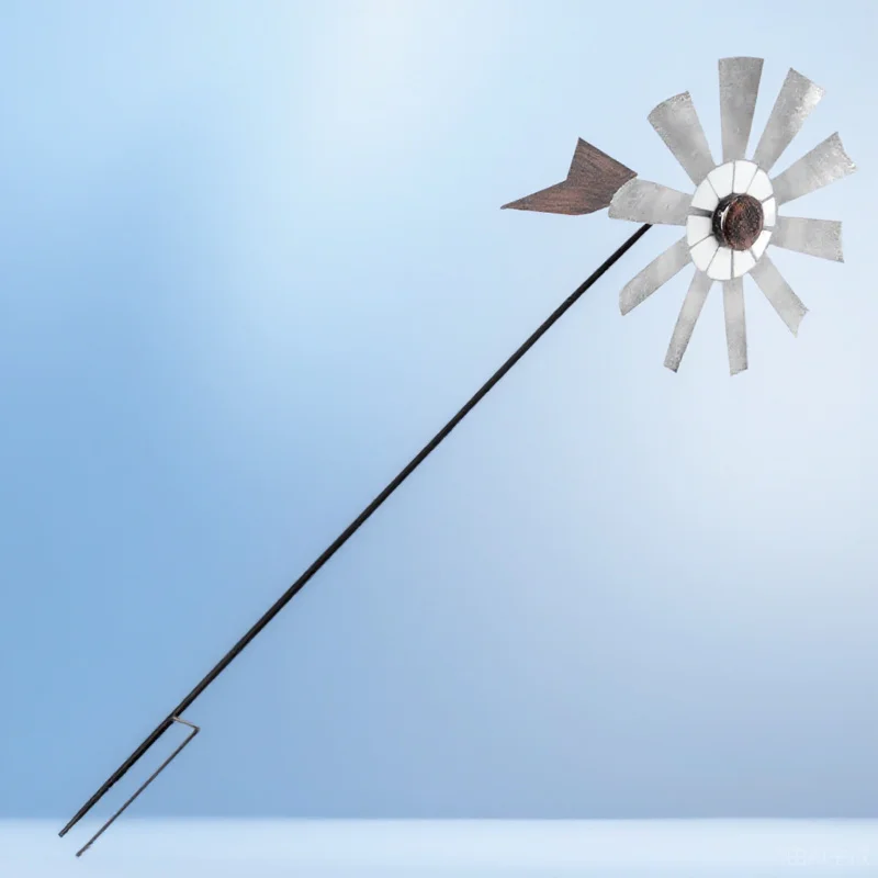

Large Metal Windmill Garden Decoration Outdoor Rotatable Pinwheel Yard Windmill Scenic Lawn Decor Wind Spinner