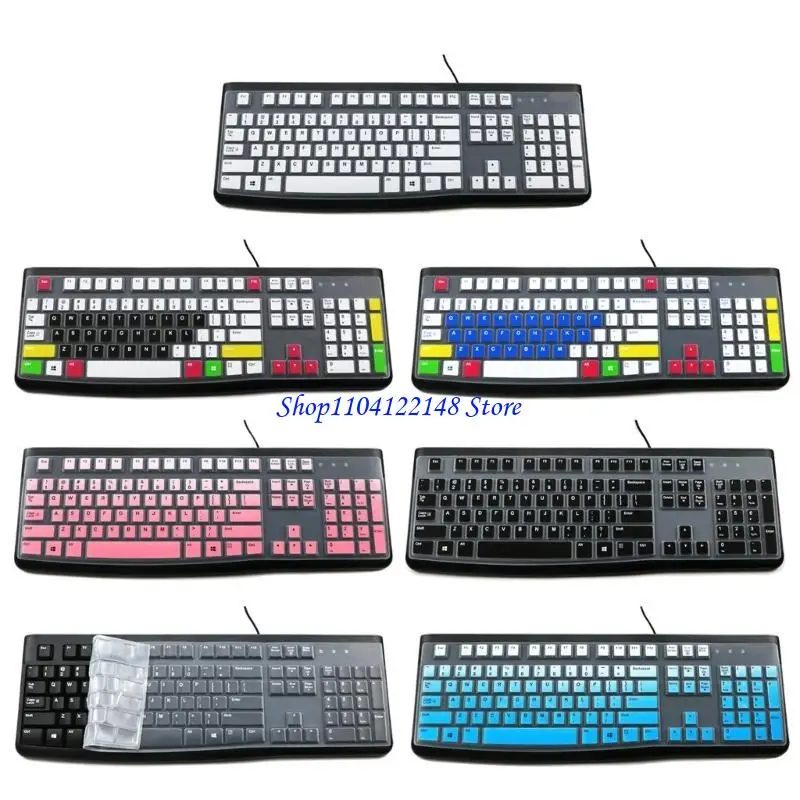 P9FA Dustproof Waterproof Transparent Silicone Keyboard Cover Skin Protectors