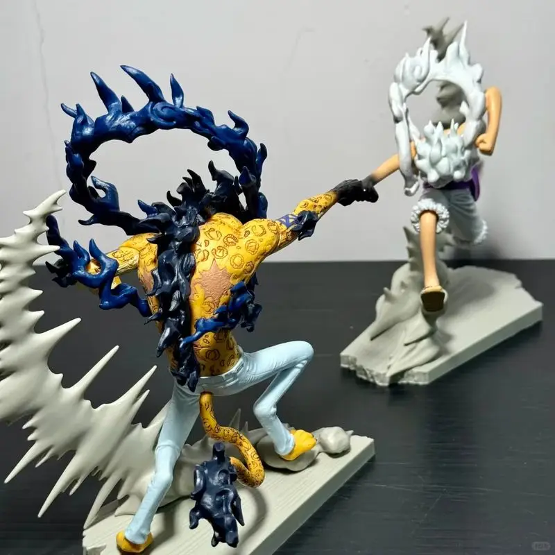 

Genuine Bandai Luffy Gear5 Series Banpresto Monkey D Nika Rob Lucci Senkozekkei Anime Figure Toys Action Figurine Pvc Model Gift