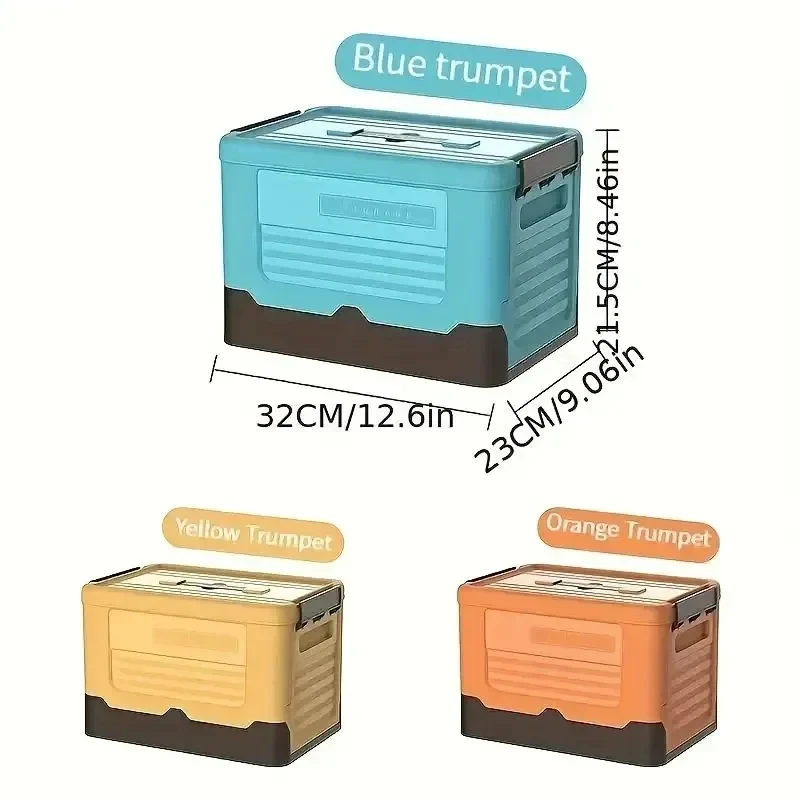 1pc Foldable Storage Box Wardrobe Storage Box Large Capacity For Toy Clothes Snacks Books Shoes Plastic Box For Car Household image 6