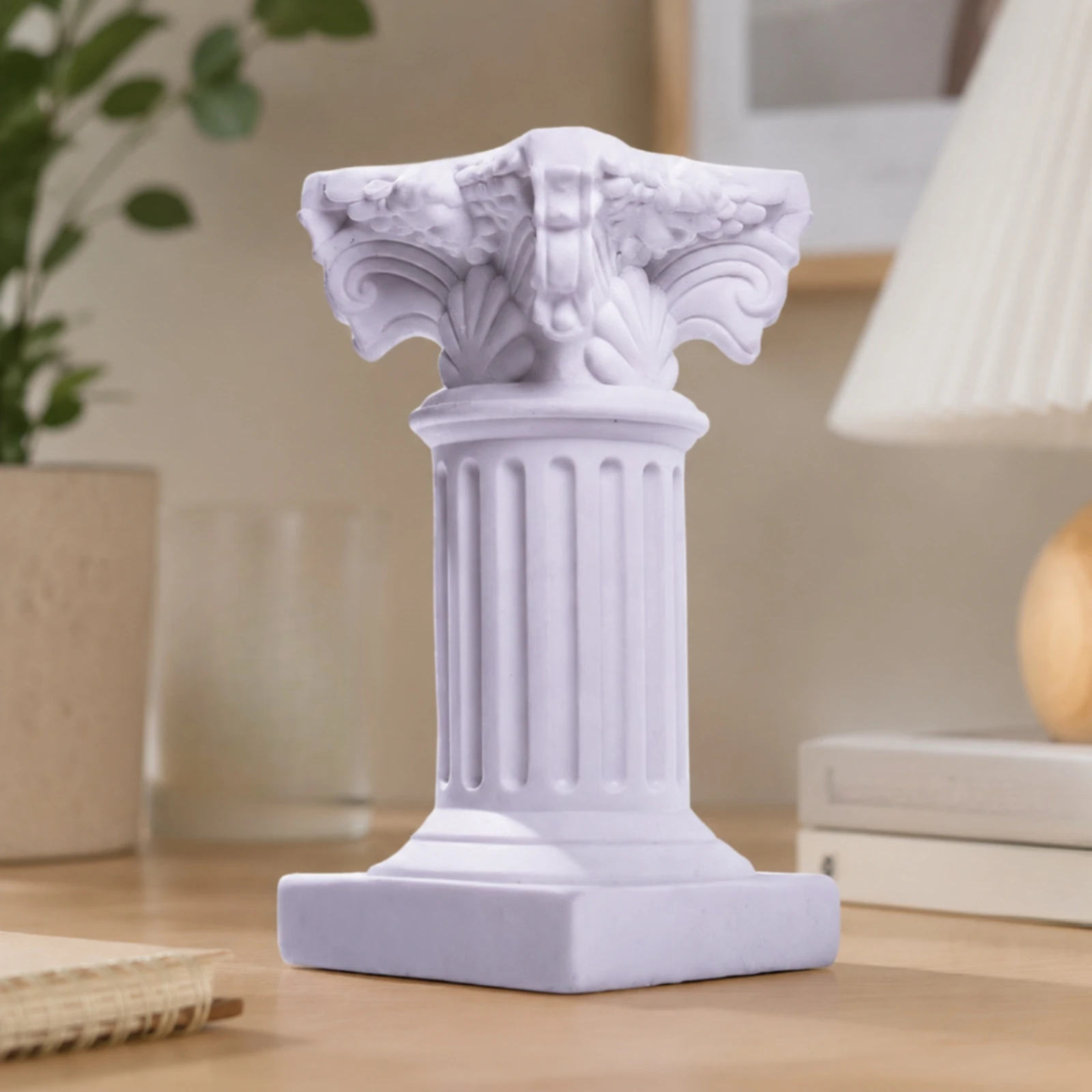 Roman Column Pedestal Classical Roman Column Pedestal Stand Resin Pillar Prop Artisanal Classic for Photographers