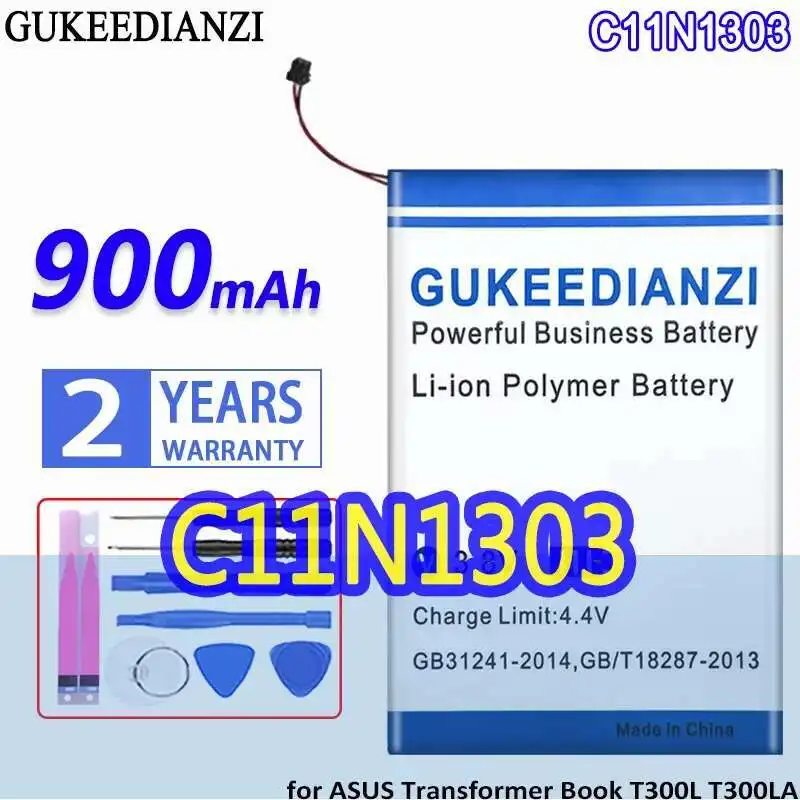 

2 - IN 1 Laptop Keyboard Battery C11N1303 900Mah For Asus Transformer Book T300L T300LA 0B200-00370100