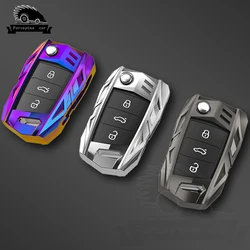 Car Remote Key Case Cover Shell For VW Volkswagen Golf 7 MK7 Tiguan MK2 For SEAT Ateca Leon FR 2 Ibiza For Skoda Octavia A7