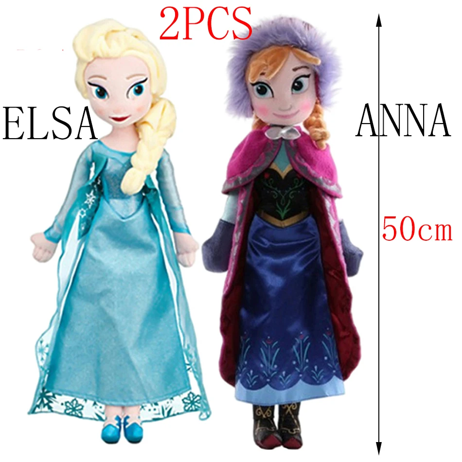 Frozen Elsa Anna Prinzessin Plüschpuppe Olaf Schneemann Eis-Sven Flareon Bruni Spielzeug Weihnachtsgeschenke