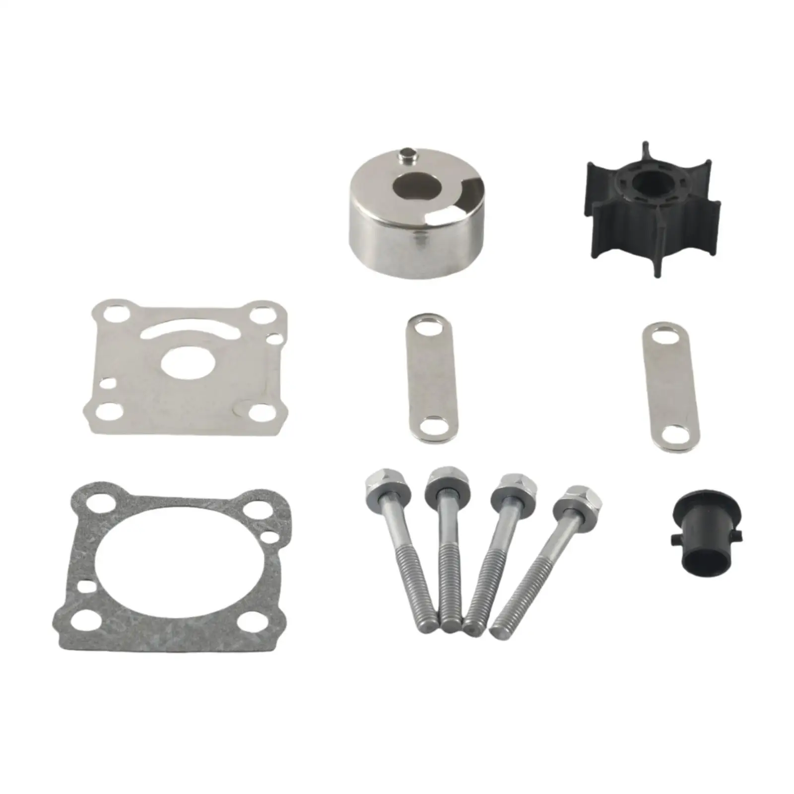 Water Pump Impeller Kit 6N0-w0078-a0 6G1-w0078-a1 Rubber Metal Easy Installation High Performance for Yamaha 6 8HP Outboard