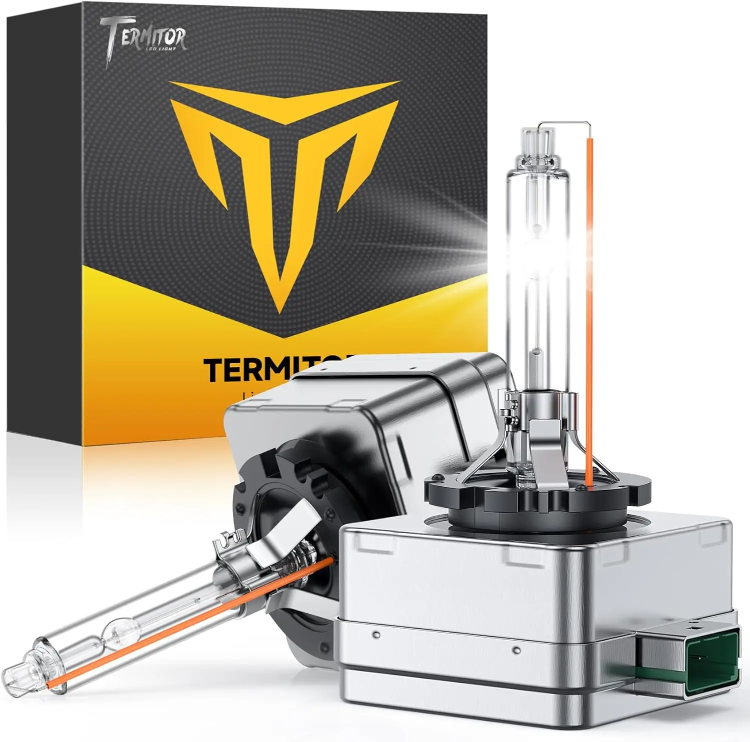 

2 шт. ксеноновые лампы D3S HID для фар, 6000K 35W, холодный белый свет, дальний/ближний свет, замена 66340 42403 42302, Plug and Play