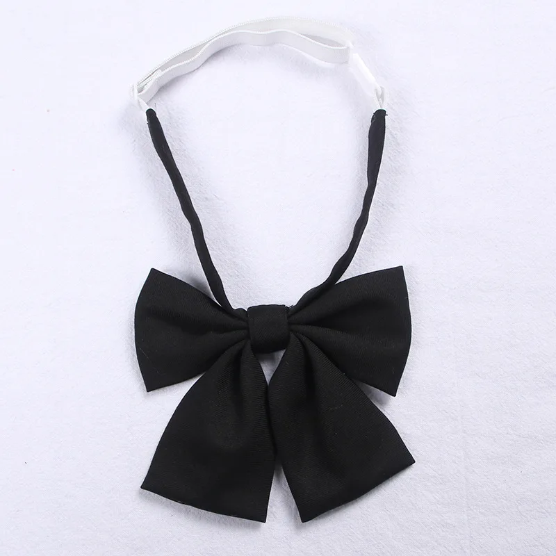 Japanese School JK Uniform Bow Tie For Girls Butterfly Cravat Solid Color School Sailor Suit Uniform Accessories Flowers Tie