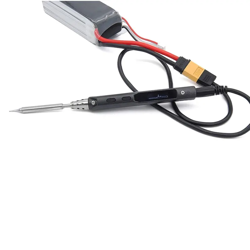 Kabel złącza XT60 do adaptera zasilania DC5.5x2.5mm do lutownic TS100, TS101, zasilania monitora FPV, przewodu zasilającego drona