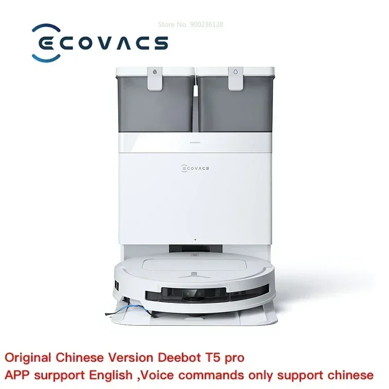 

2025 Ecovacs Deebot T50 PRO Vacuum Cleaner Robot 8.1cm High 15800pa Chinese Version English pronunciation