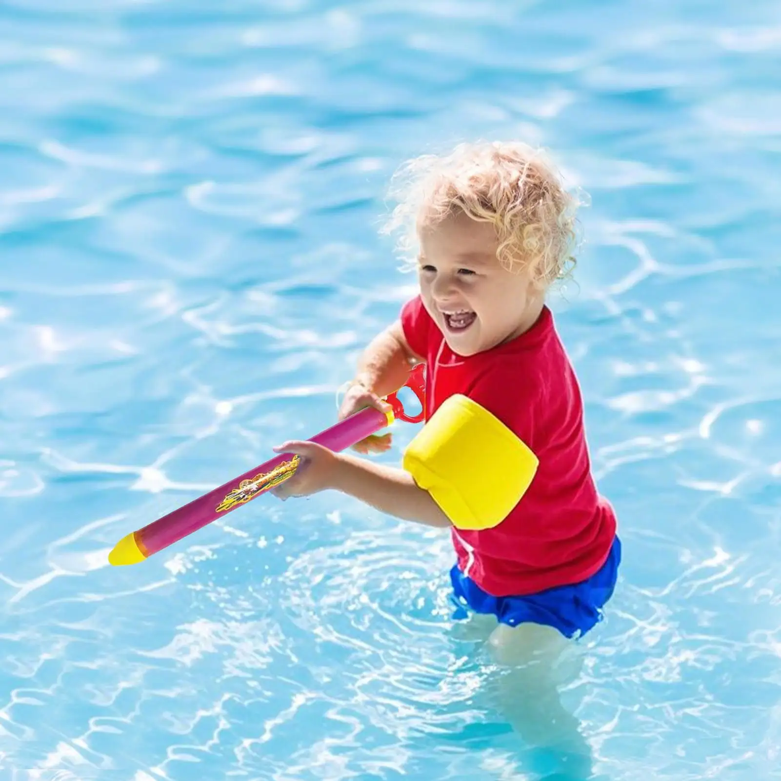 

Water Shooter Spray Game For Children Interactive High Pressure Children Squirter Toy For Backyard Bath Camping Travel