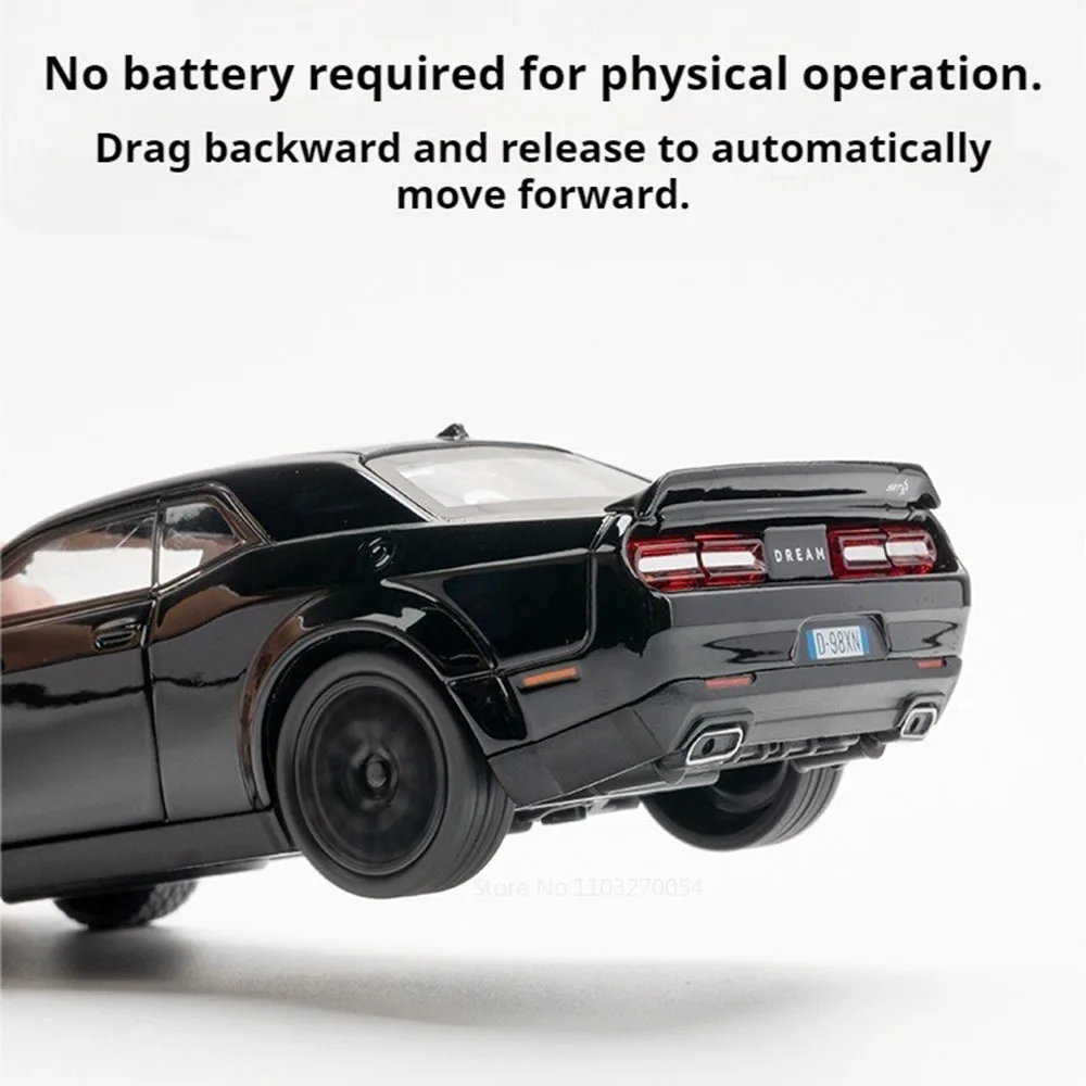 1:32 helicoat srt ram mamute liga carro brinquedos modelo simulação veículos fundidos portas abertas som luz puxar para trás coleção presente