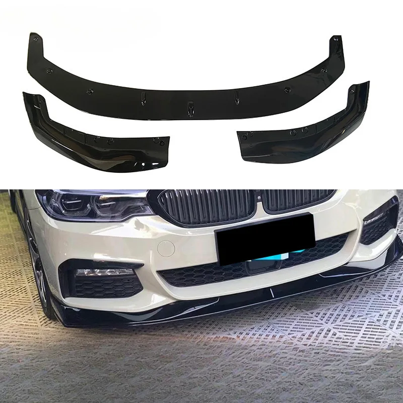 

Подходит для BMW 5-й серии, передняя губа G30 G38, ранняя модель, модифицированный передний спойлер в стиле переменного тока, карбоновая текстура, передний диффузор, маленький Surr