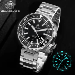 ADDIESDIVE męski luksusowy zegarek 1000m zegarek dla nurka wodoodporne świecące szkło szafirowe reloj hombre automatyczne zegarki mechaniczne