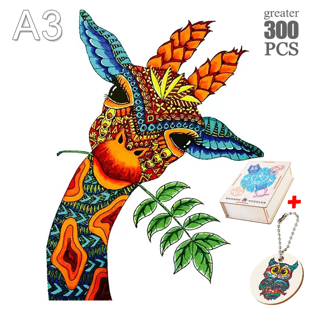 Brightly Colored Animal Puzzle Games Exquisite Unicorn DOG Taichi Intellectual Toys For Adults Kids Special Animal DIY Crafts