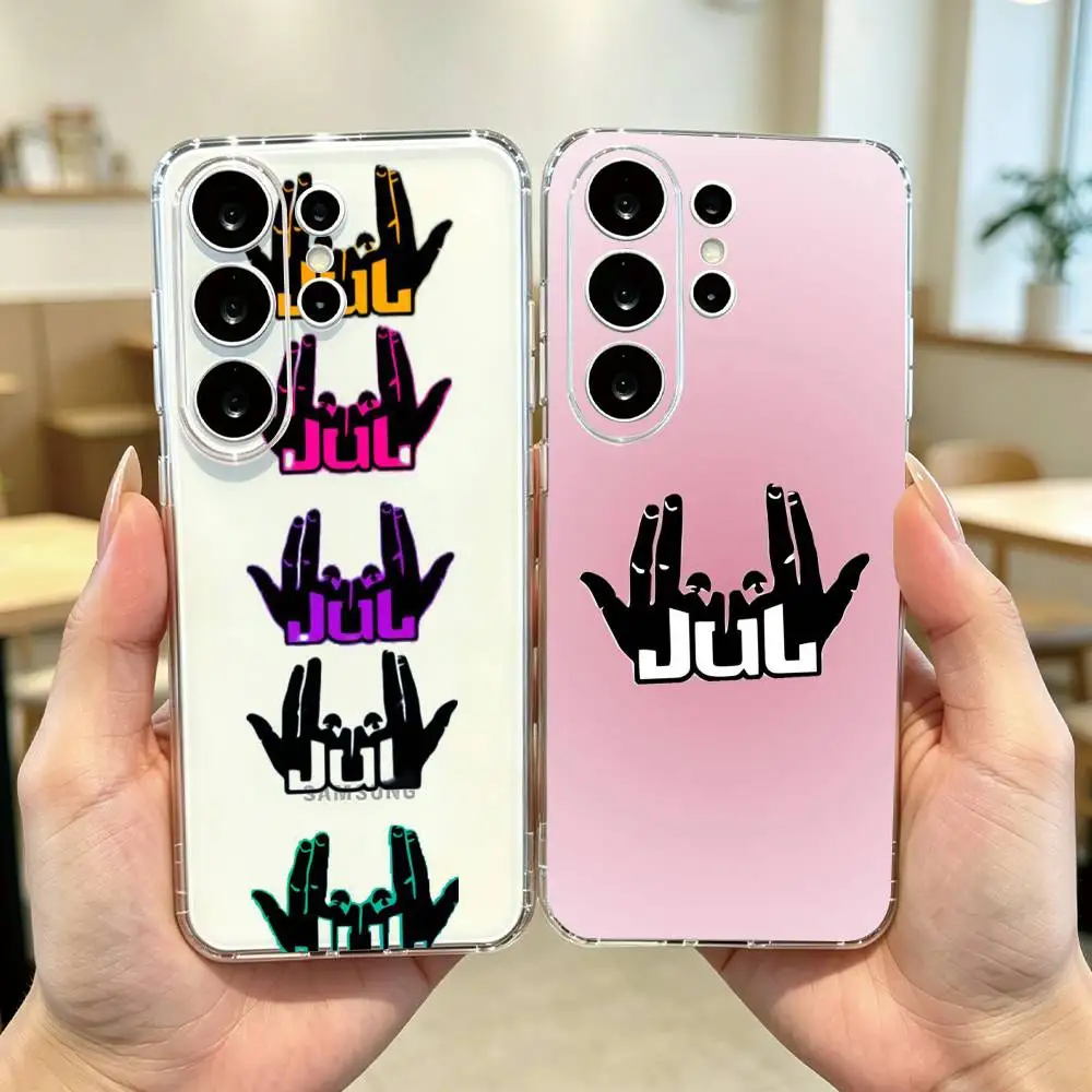Rapper Jul La Machine Phone Case Transparent Silicone Soft For Samsung S25,S24,S21,S22,S23,S30,Ultra,S20,Plus,Fe Gift
