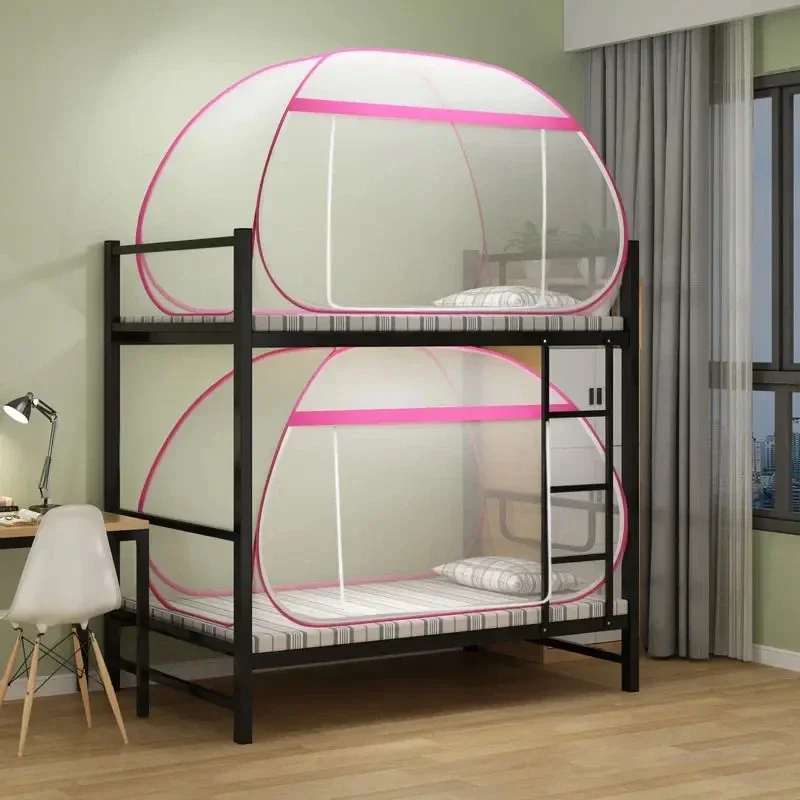 

0.9x1.9 M Foldable Single-door Mosquito Net Household Single Bed Mosquito Net Large Space Full Bottom Yurt Mosquito Net