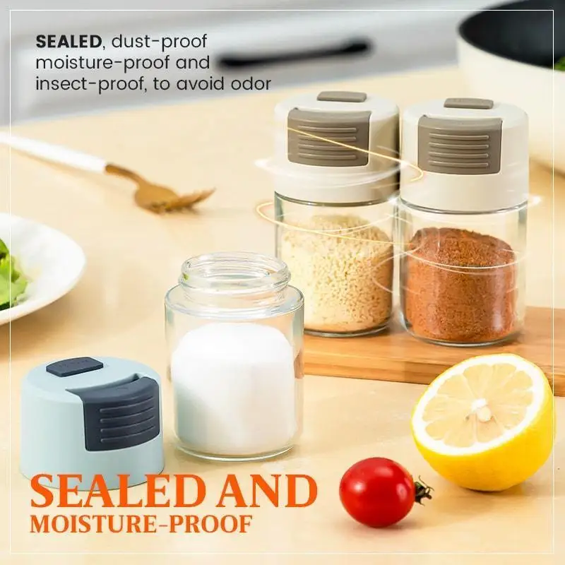 0.5g Metering Salt Shaker Salt Dispenser Salt Tank Sugar Bottle Spice Pepper Salt Shaker Spice Jar Can Seasoning Bottl BBQ Tools