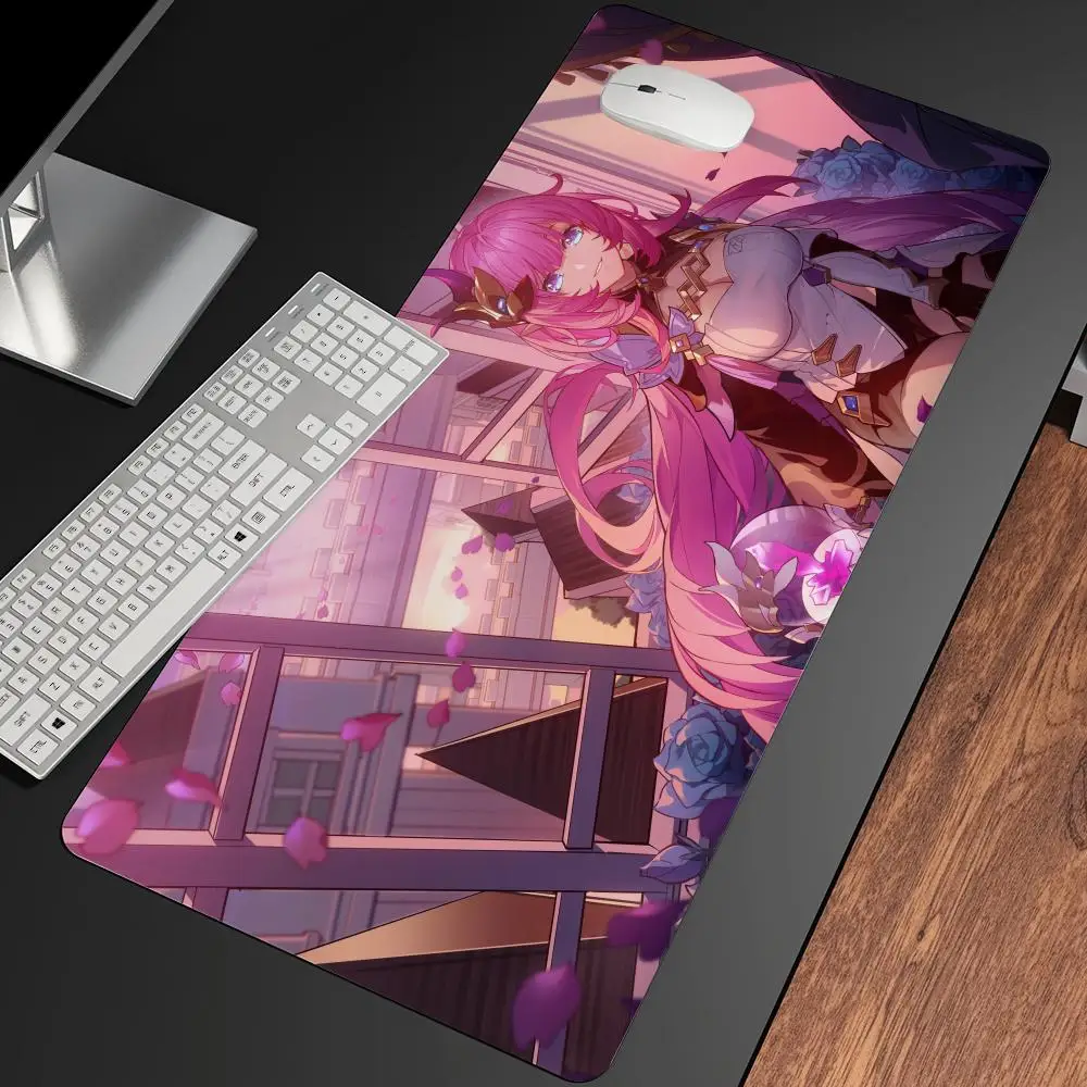 Grande Elysia Gaming Mouse Pad, LockEdge Mousepad, Teclado de computador Table Desk Mat, Honkai Impacto 3