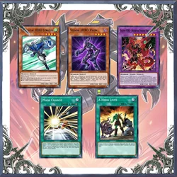 Yugiohヒーローカードデッキ、diyカード、オリジナルではない、マスターデュエル、58個