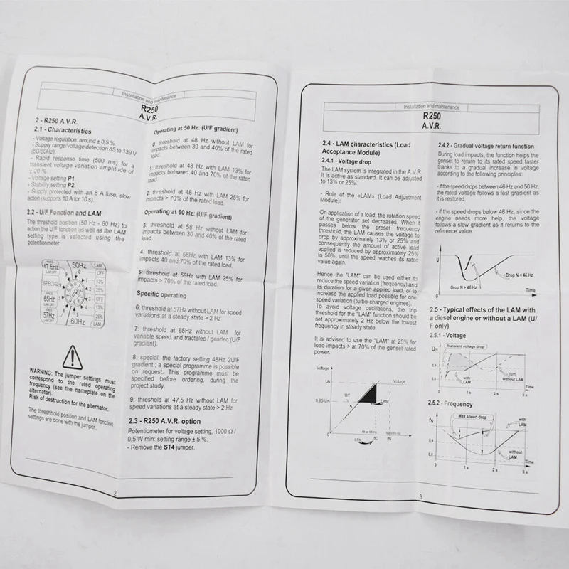 Carte technique de contrôle automatique de tension pour Leroy Somer, AVR R250, Sochi