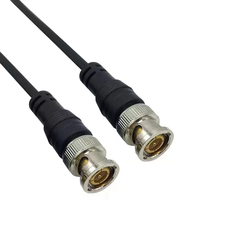 Gold-Plated BNC Male To Male Connection Cable, Bouble Ended Bnc Monitoring Cable, Q9 Connector, Camera Cable, Bnc Jumper