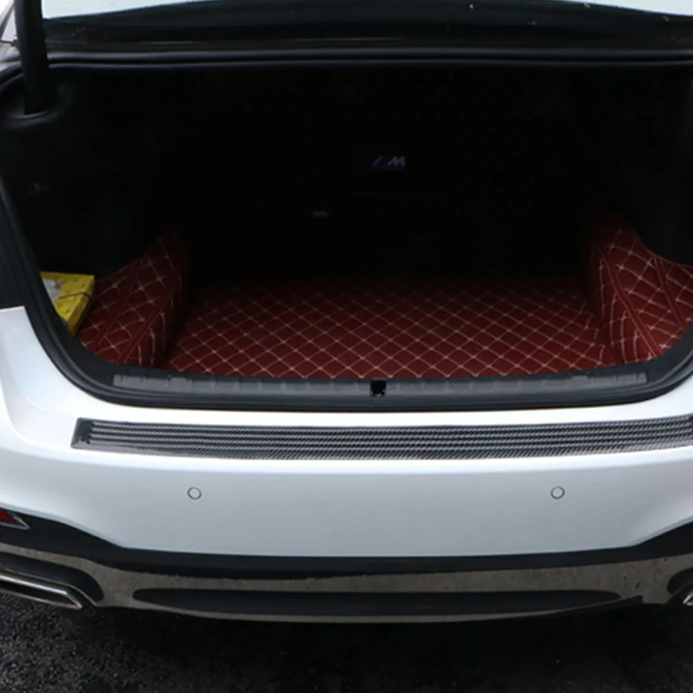 Protetor traseiro do carro 104cm flexível anti-risco tronco listra durável pára-choques guarnição à prova de acidente ajuste universal macio material forte